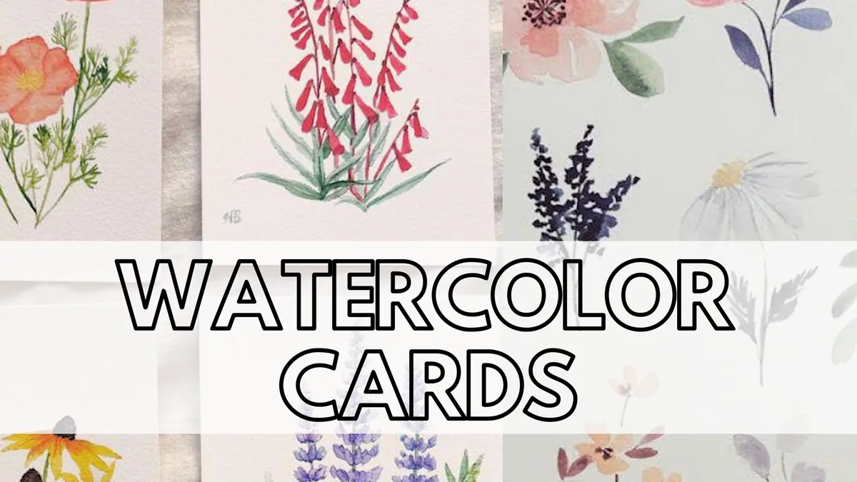 Watercolor Painting: Cards