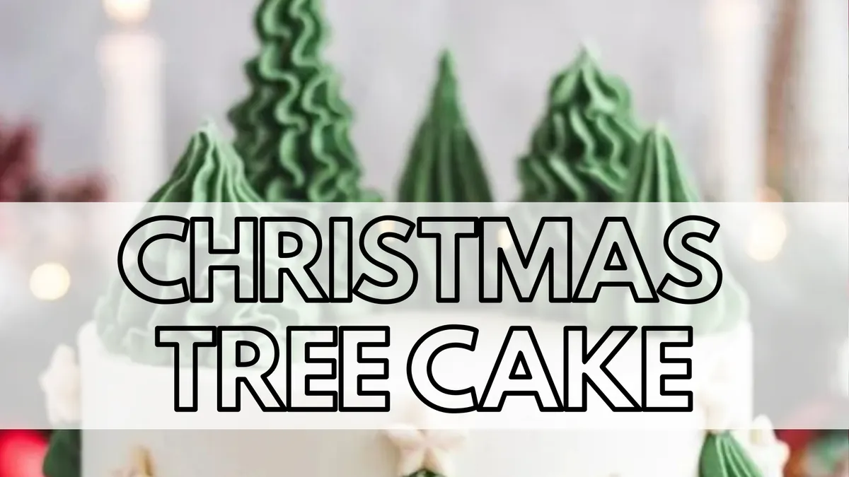 Christmas Tree Cake Decorating