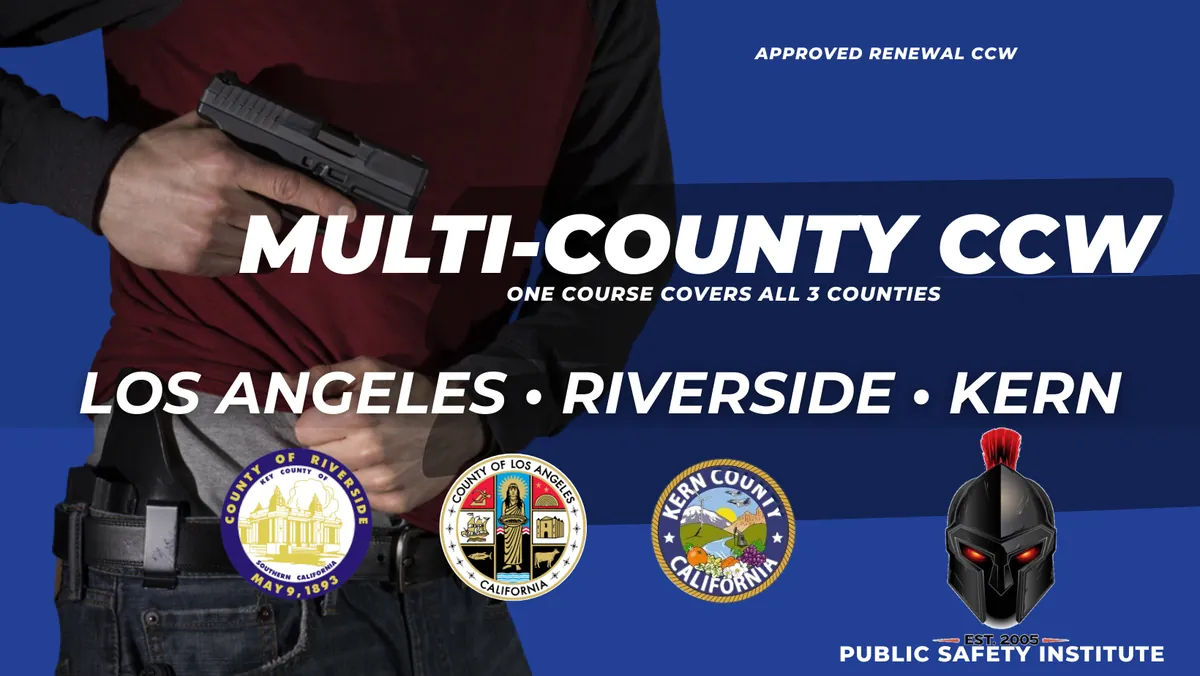 CCW Renewal – Multi-County Approved for Los Angeles, Riverside & Kern