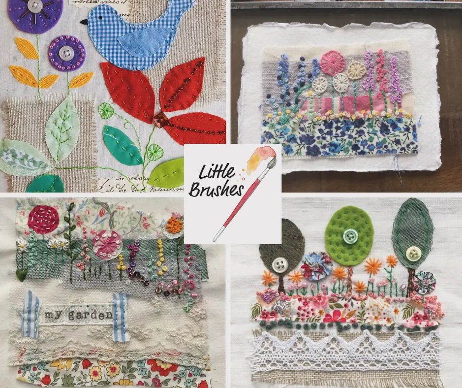 Slow Stitch Collage with Sarah Lusvardi