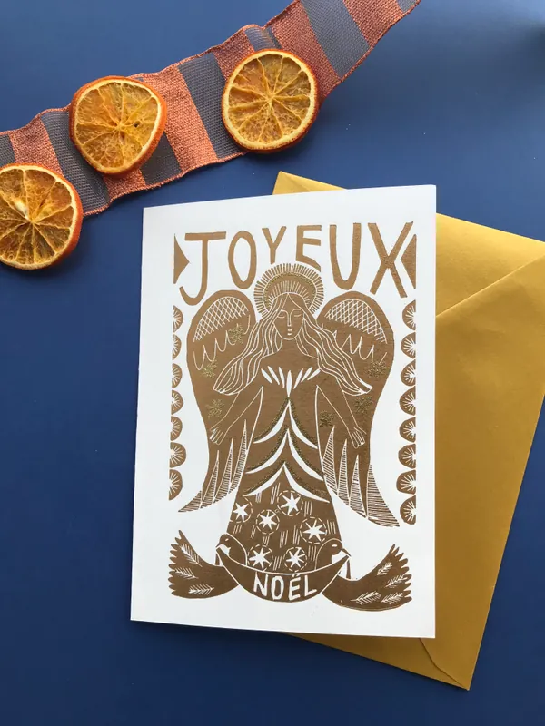 Linocut Christmas Cards