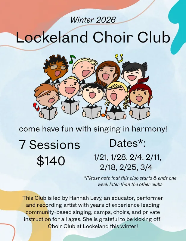 Lockeland Choir Club, Winter 2026