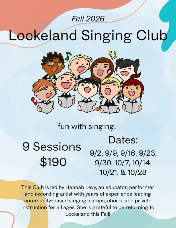 Lockeland Singing Club, Fall 2026