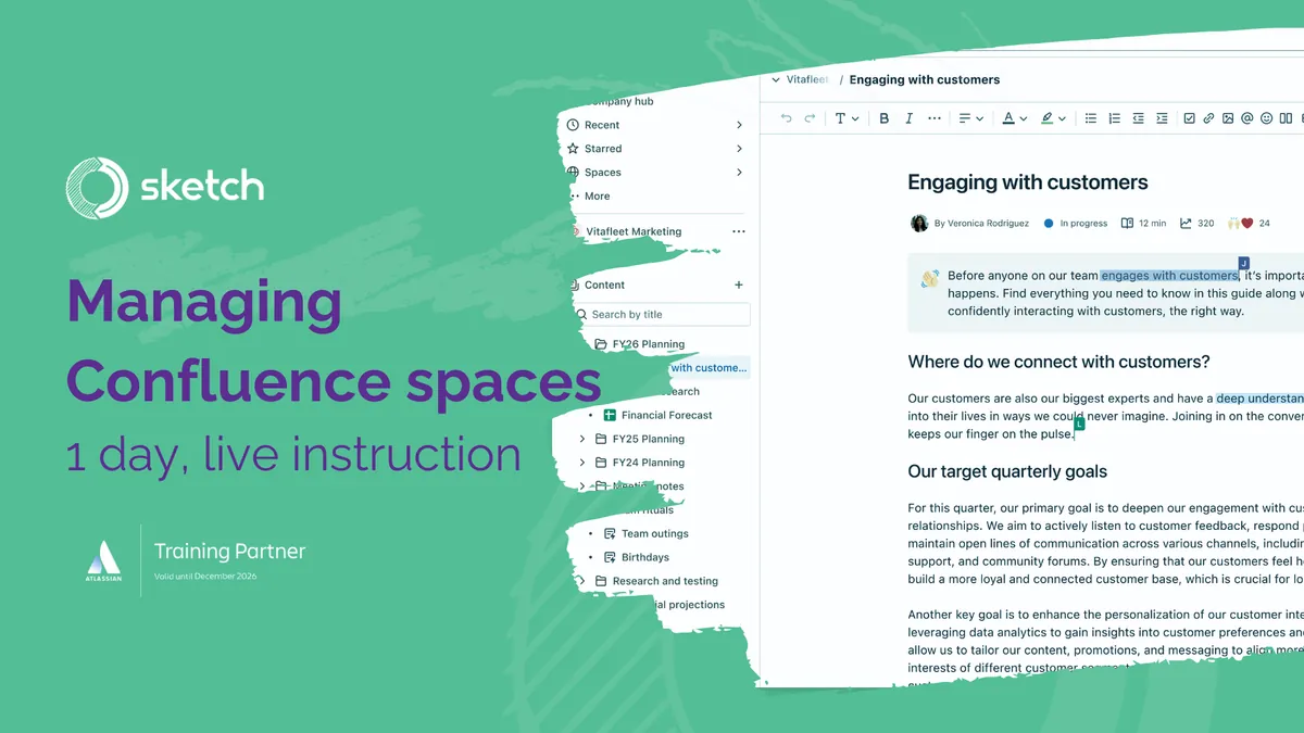 Managing Confluence spaces