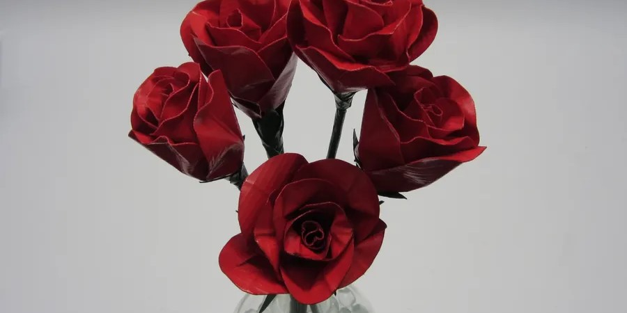 Making Duct Tape Flowers