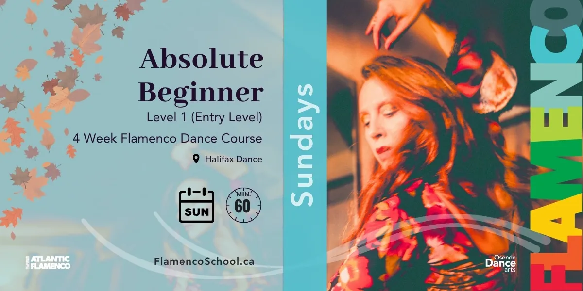 Level 1 - Flamenco Basics - 🍁 Absolute Beginner  4- Week Sunday Course