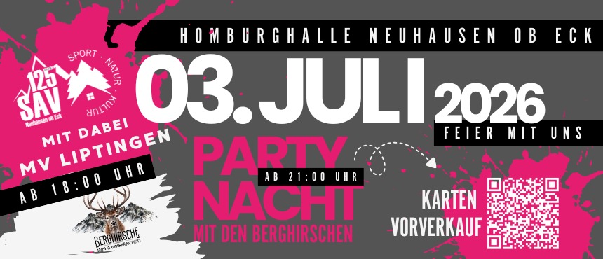 Partynacht mit den Berghirschen