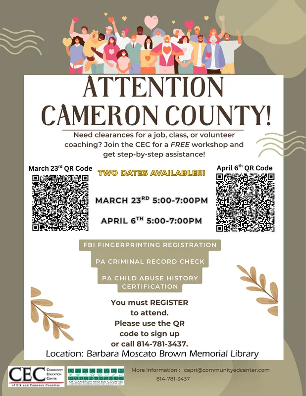 EMPORIUM CLEARANCE WORKSHOP MARCH 23RD