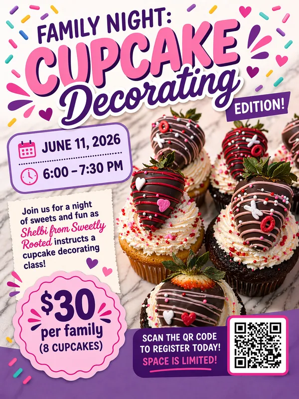 FAMILY NIGHT - CUPCAKE DECORATING