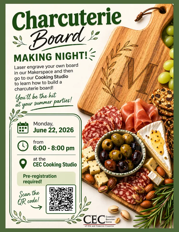 CHARCUTERIE BOARD MAKING CLASS