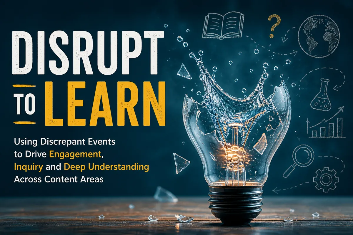 (ACT 48) Disrupt to Learn: Using Discrepant Events to Drive Engagement, Inquiry and Deep Understanding Across Content Areas