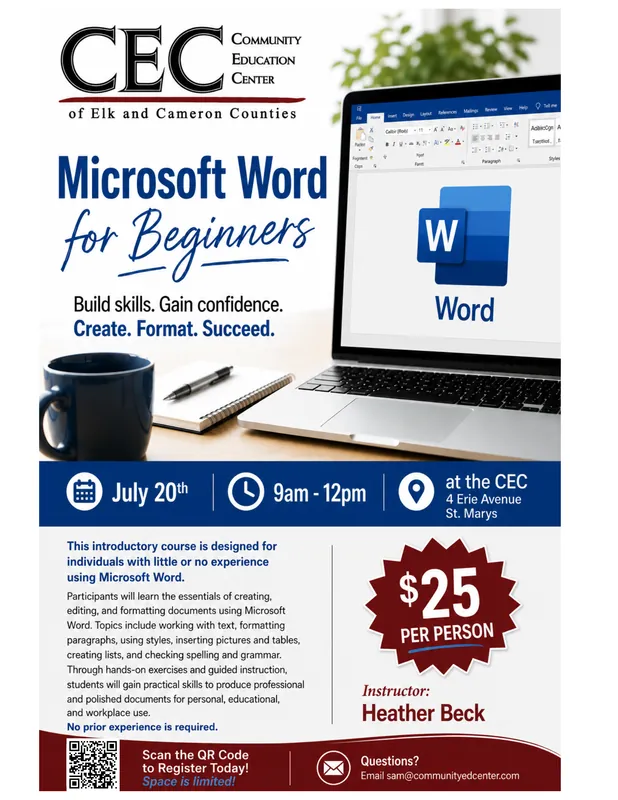MICROSOFT WORD FOR BEGINNERS
