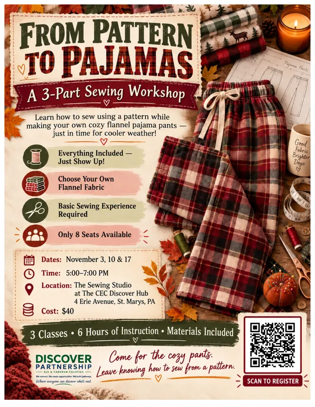 FROM PATTERN TO PAJAMAS!