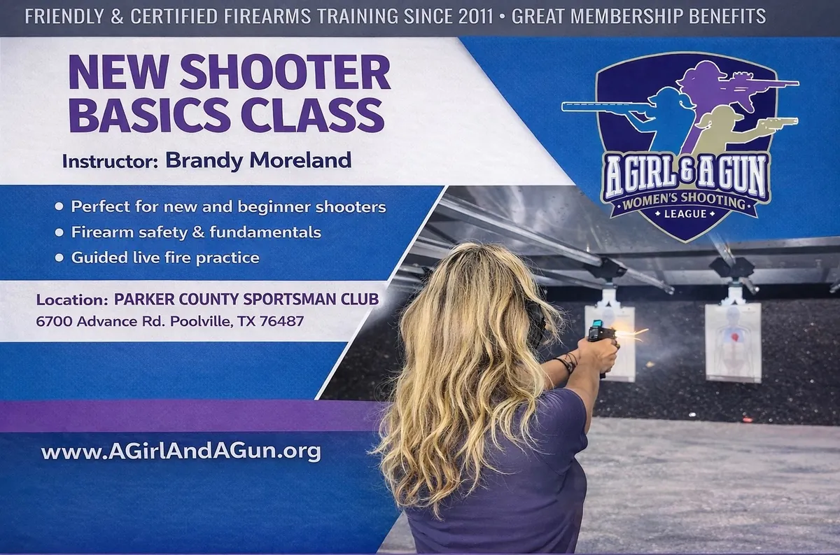 AG&AG New Shooter Basics Class (Ladies Only)