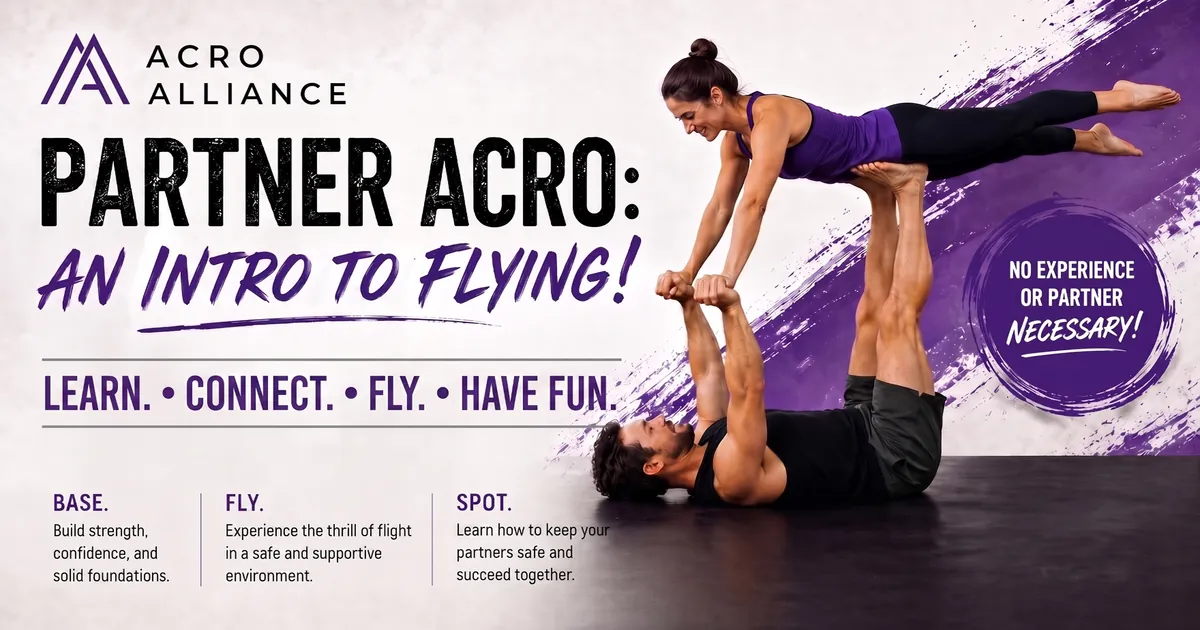 Partner Acro: An Intro to Flying at Elev8 Fitness in Mount Sterling KY