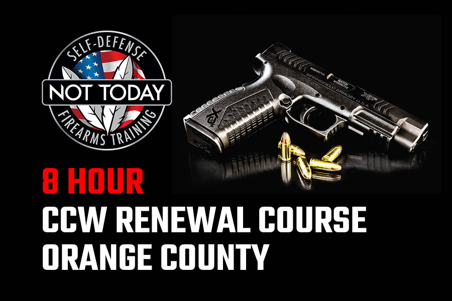 8 HOUR CCW RENEWAL COURSE - (ORANGE COUNTY RESIDENTS)