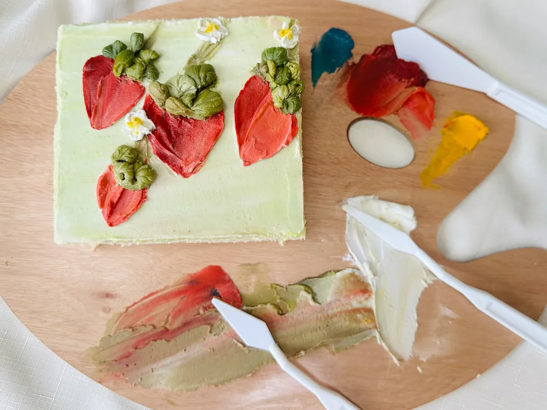 Cake as Canvas: Strawberry Fields