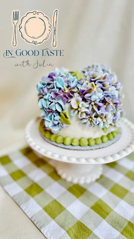 Cake & Sip: Hydrangea Cake Decorating
