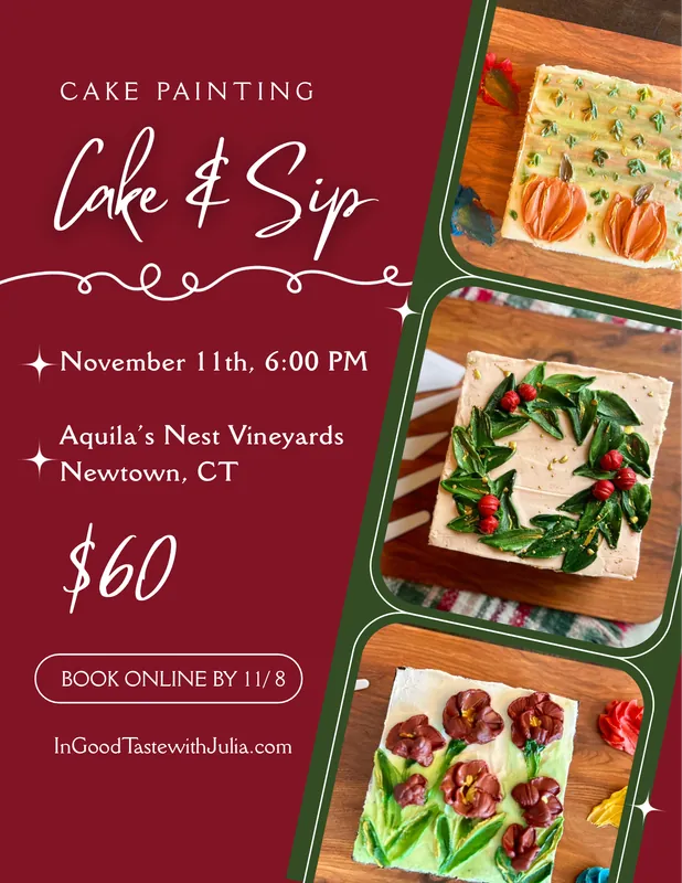 Cake & Sip: Cake Painting