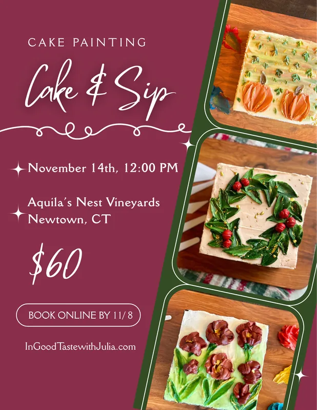 Cake & Sip: Cake Painting