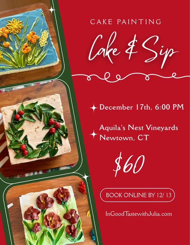 Cake & Sip: Cake Painting
