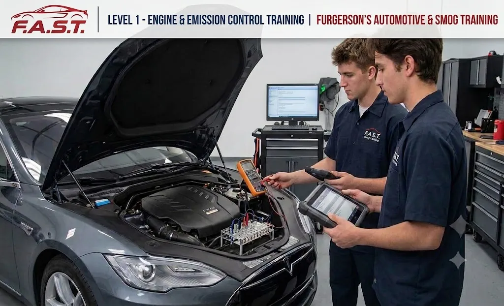 Level 1 Smog Check Inspector Training: Engine and Emission Control Training