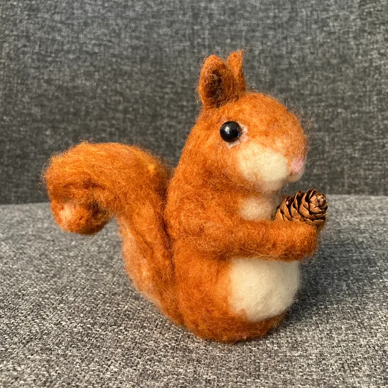 Create Your Own Needle Felted Squirrel