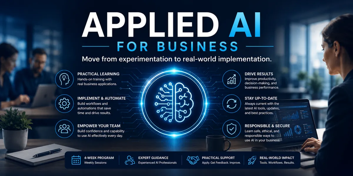 Applied AI for Business - Move from experimentation to real-world implementation.