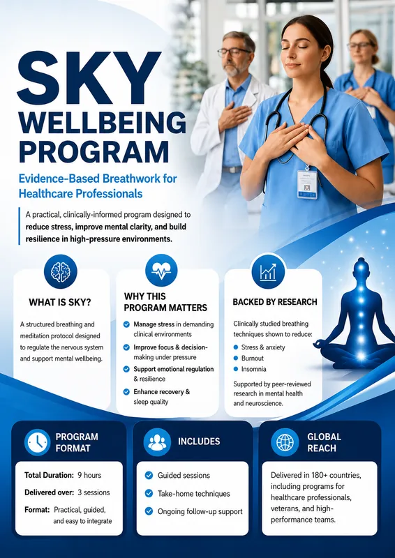 SKY Wellbeing Program — Evidence-Based Breathwork for Healthcare Professionals