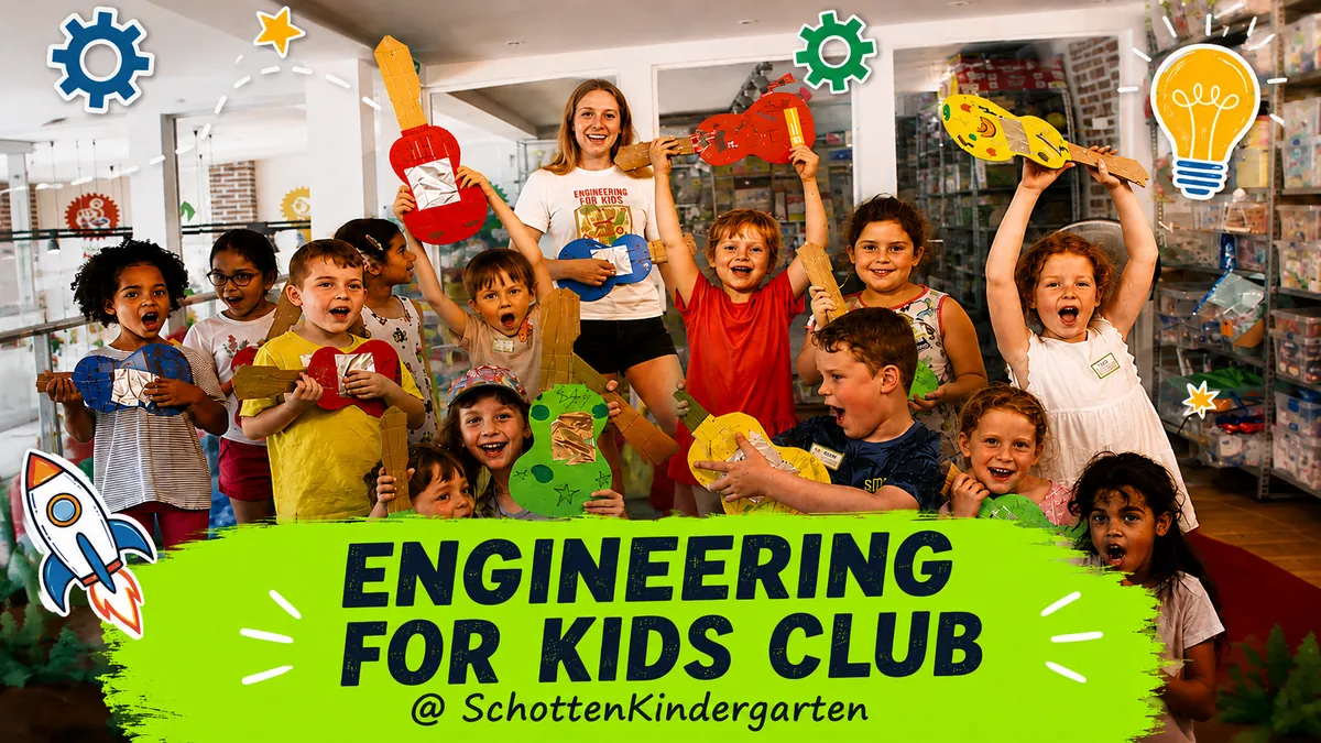 Engineering Club für Kinder des SchottenKindergartens: 10 Einheiten