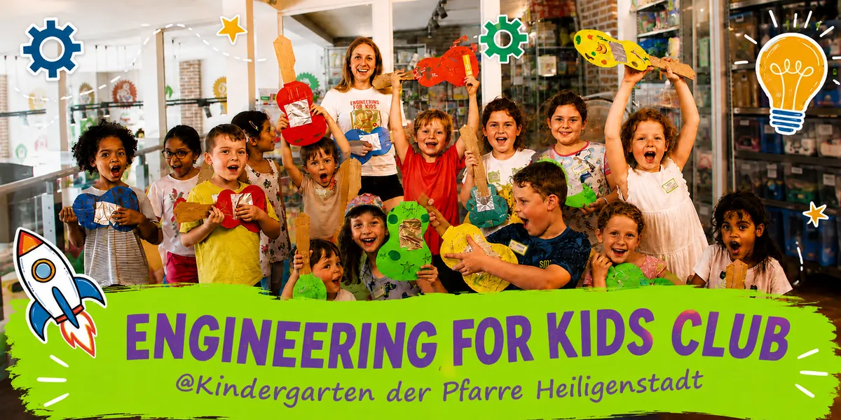 Engineering Club für Kinder des Kindergartens der Pfarre Heiligenstadt: 10 Einheiten