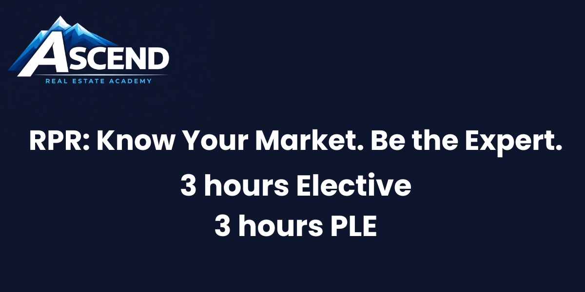RPR: Know Your Market. Be The Expert.