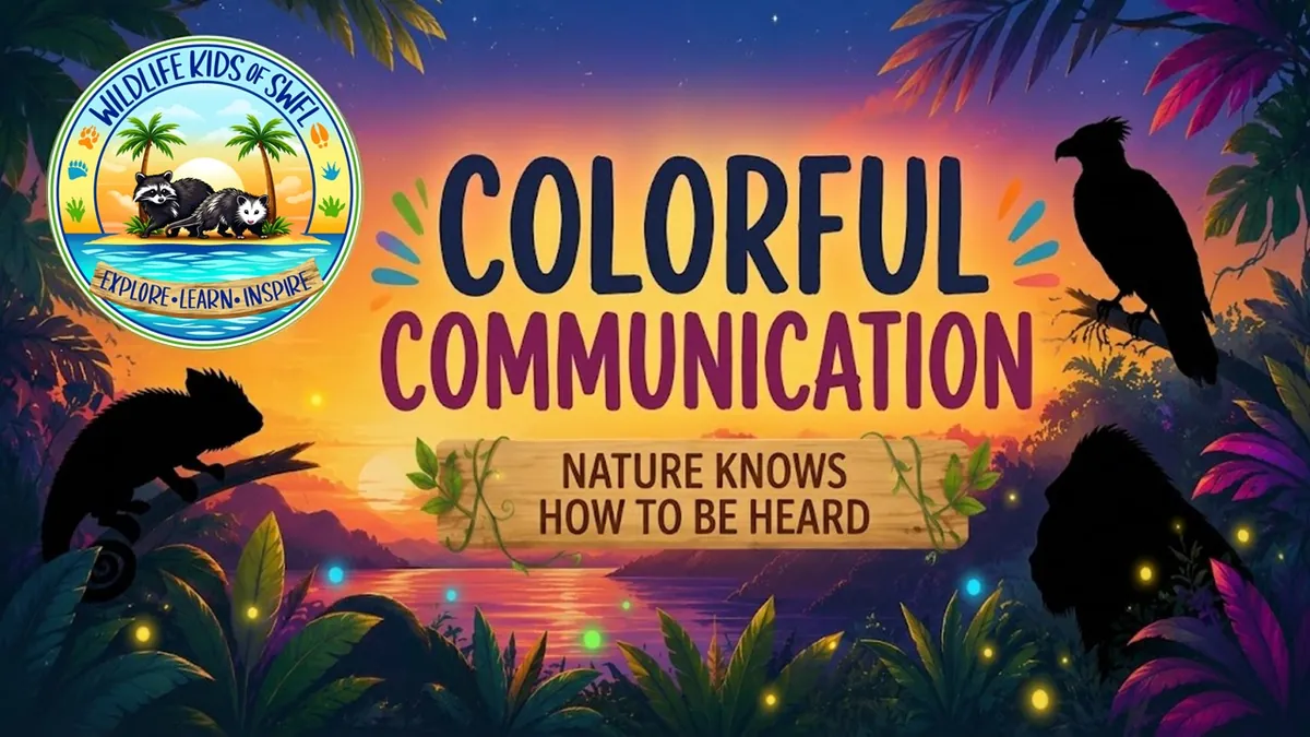 Wildlife Kids of SWFL (Wednesday): Colorful Communication