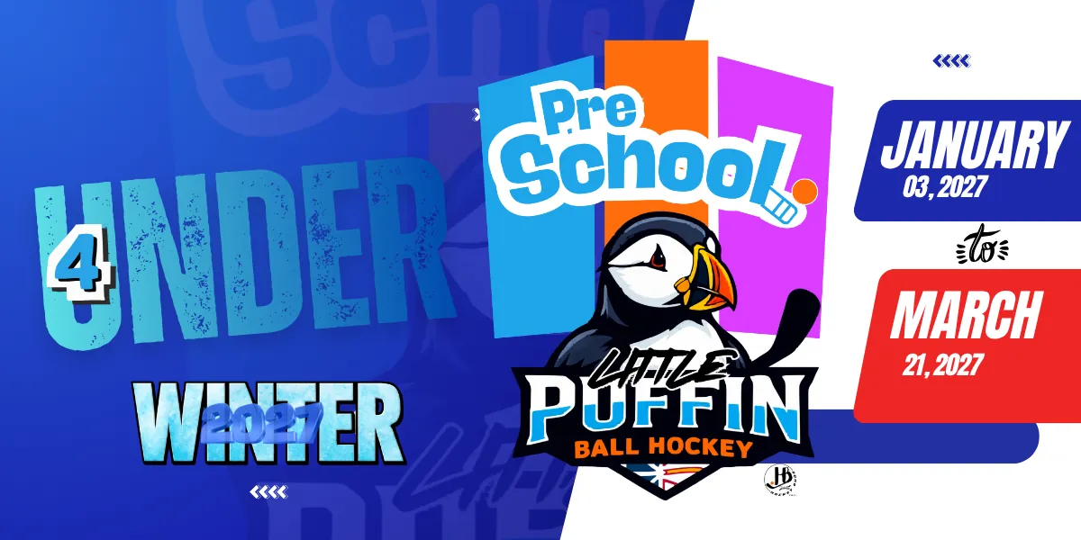 Little Puffin Ball Hockey - 9AM - Preschool