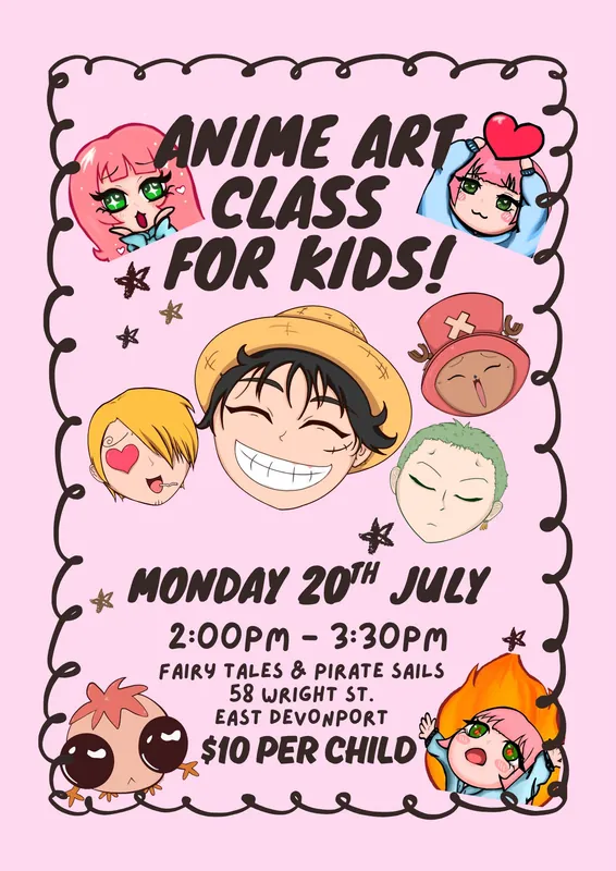Anime Art Class for Kids