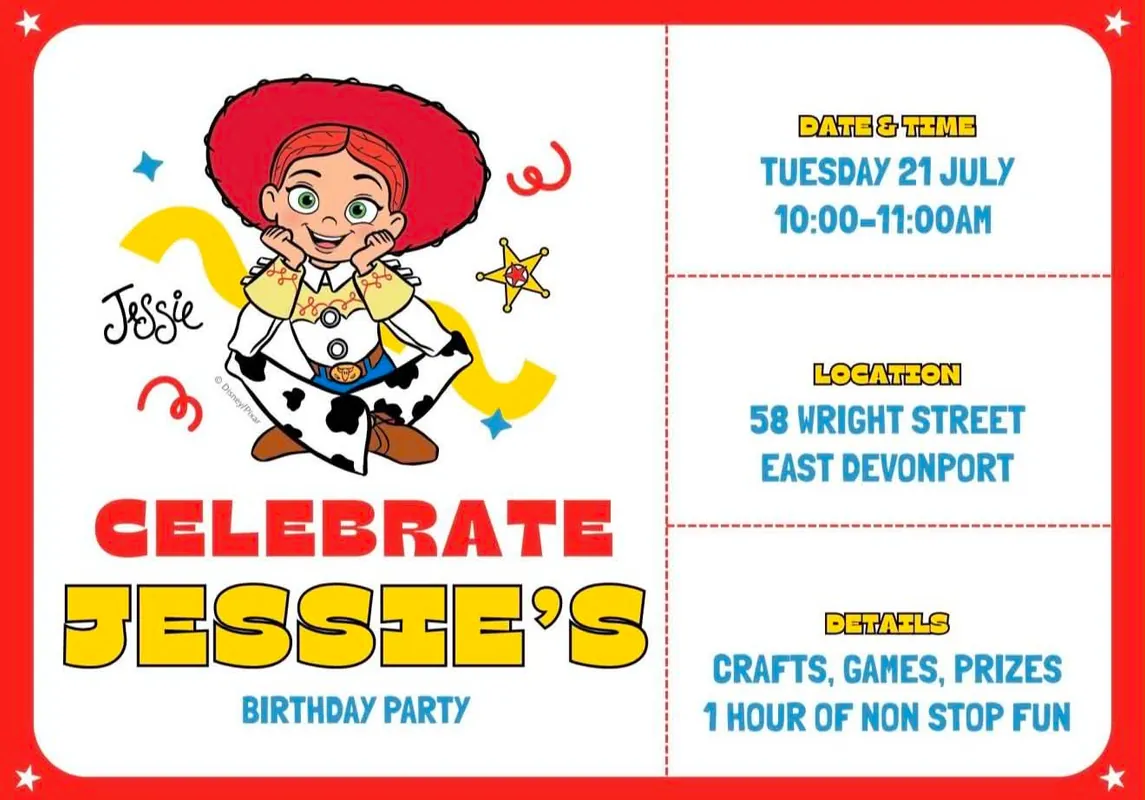Yeehaw! It's Jessie's Birthday Party!