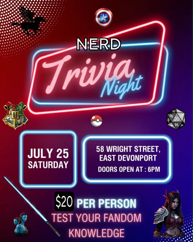 Nerd Trivia for Grown Ups and Families!