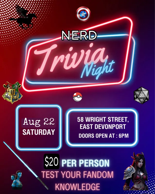 Nerd Trivia for Grown Ups and Families!