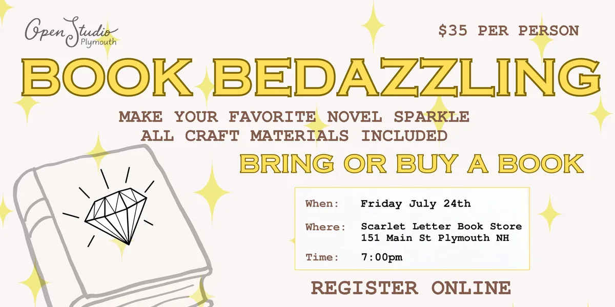 Cozy Craft Night: Book Bedazzling!