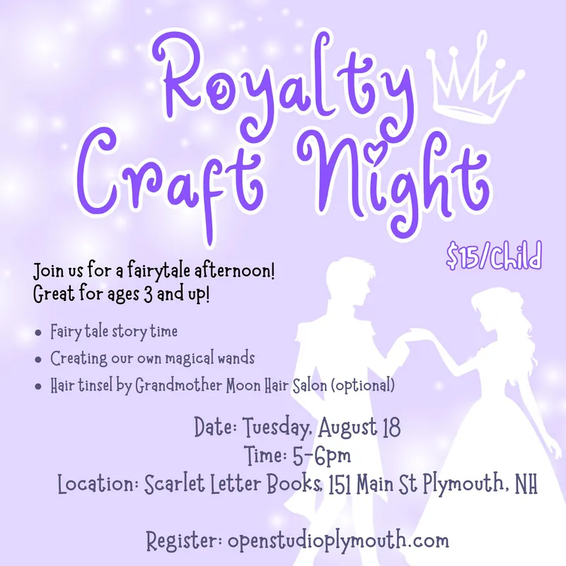 Royalty Story Time & Craft Night