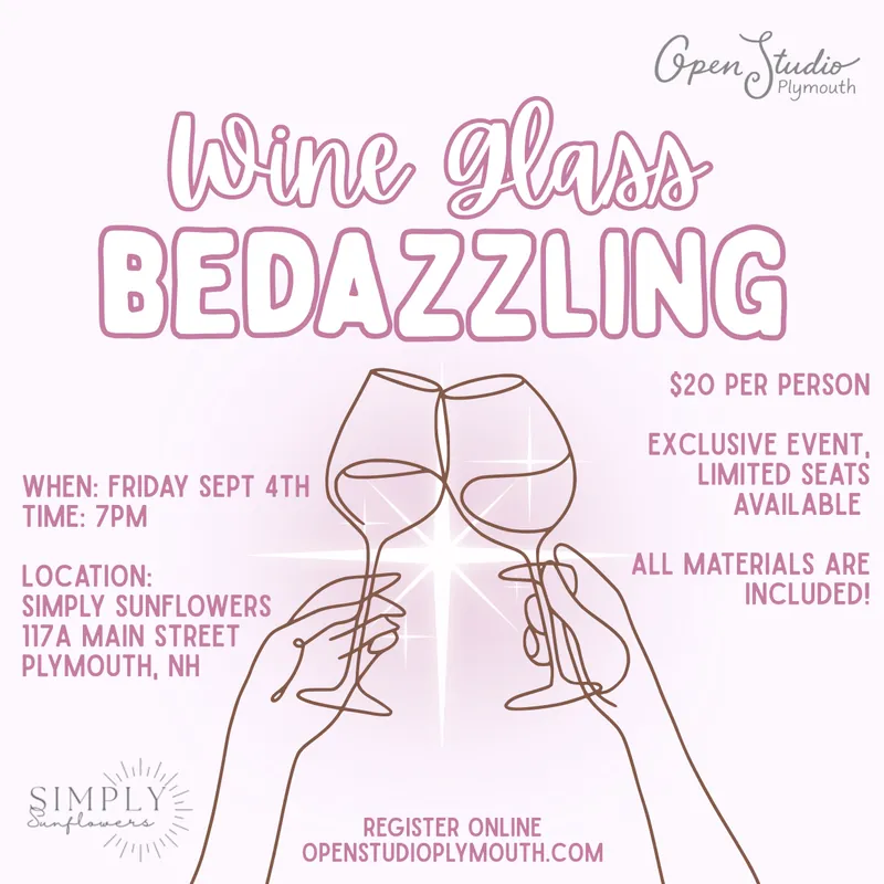 Wine Glass Bedazzling!