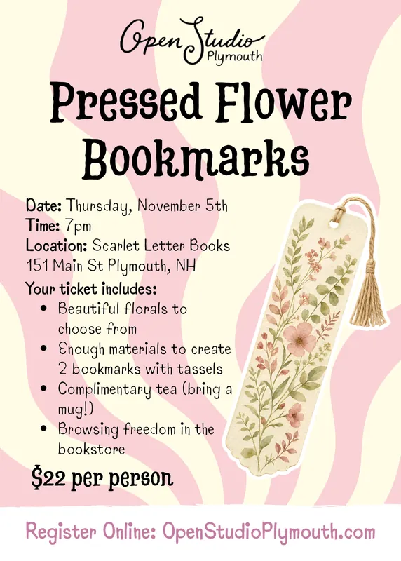 DIY Floral Bookmarks