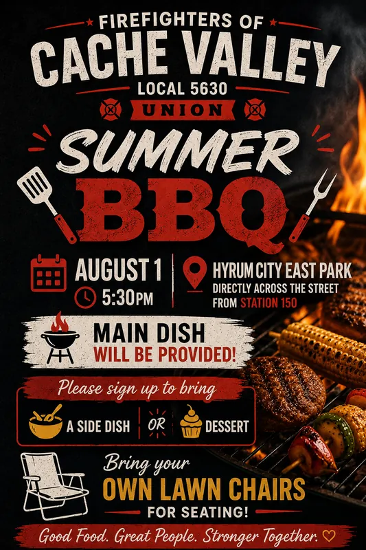Firefighters of Cache Valley - Summer BBQ