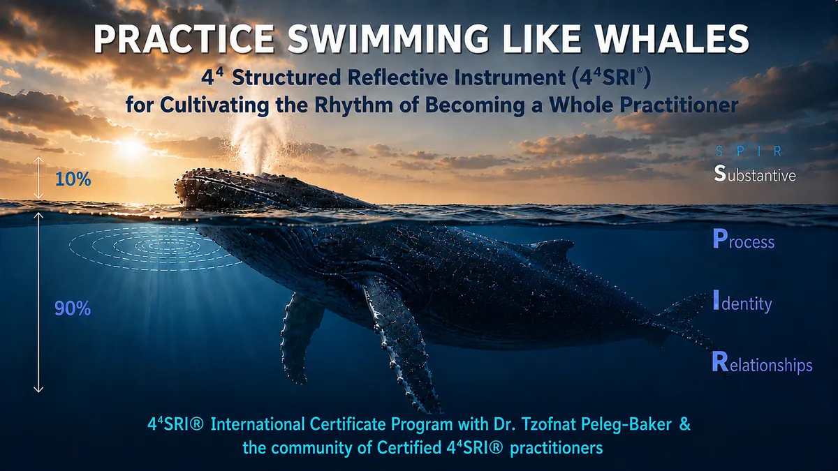 PRACTICE SWIMMING LIKE WHALES: 4⁴SRI® (4⁴ Structured Reflective Instrument) International Certificate Program