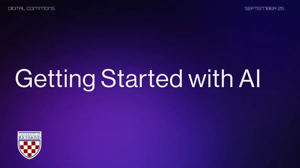 Getting Started with AI
