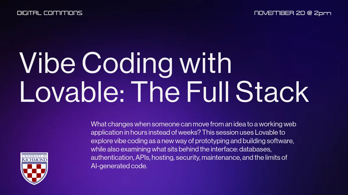Vibe Coding with Lovable: Full Stack Implications